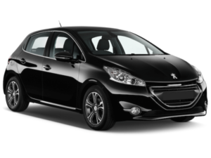 Mietwagen Lanzarote - Peugeot 208. Autovermietung Red Line Rent a Car.