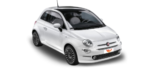 Mietwagen Lanzarote - Fiat 500. Autovermietung Red Line Rent a Car. Lanzarote