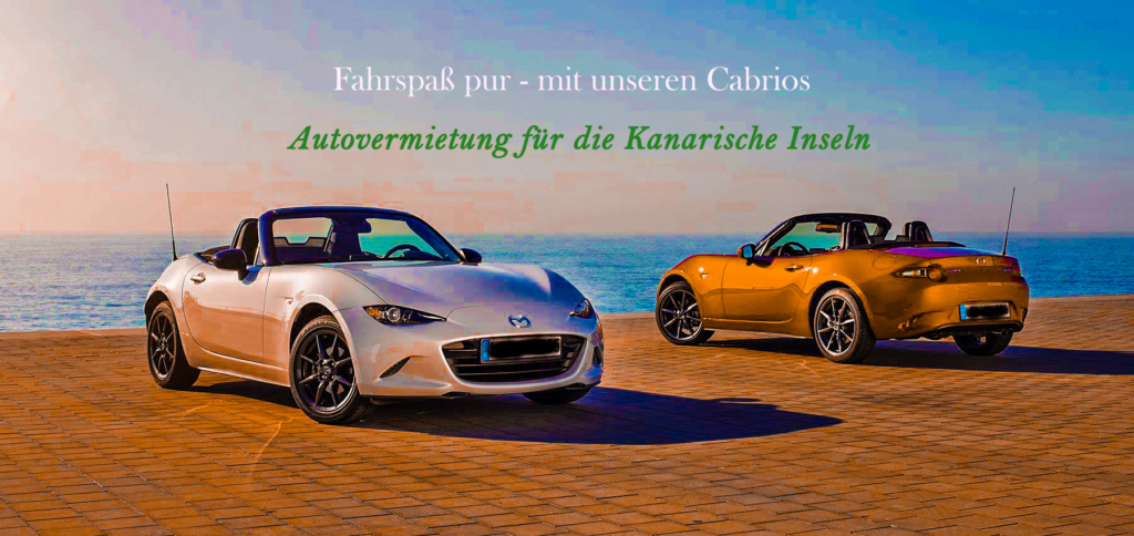 Autovermietung Teneriffa – Cabrio Mietwagen